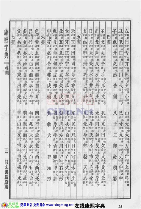 芊五行|康熙字典：芊字解释、笔画、部首、五行、原图扫描版